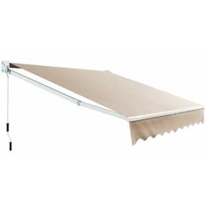 Costway 8x6.5-Ft. Retractable Patio Awning for $113 Costway 8x6.5-Ft. Retractable Patio Awning for $113