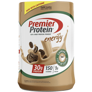 Premier Protein 100% Whey Protein Powder 23.9-oz. Tub for $14