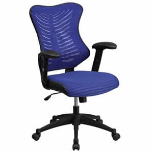 Flash Furniture High Back Designer Blue Mesh Executive Swivel Ergonomic Office Chair with for $167