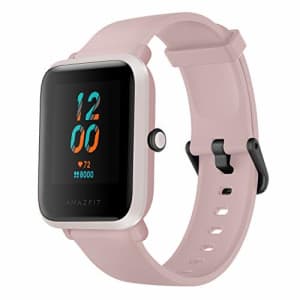 Amazfit Bip S Fitness Smartwatch, 40 Day Battery Life, 10 Sports Modes, Heart Rate, 1.28'' for $49