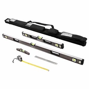Amazon Basics 5-Piece Measuring Tool Set - 9-Inch, 24-Inch and 48-Inch Levels, 16-Foot Tape for $60 Amazon Basics 5-Piece Measuring Tool Set - 9-Inch, 24-Inch and 48-Inch Levels, 16-Foot Tape for $60
