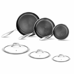 NutriChef 6-Piece Cookware Set Stainless Steel - Triply Kitchenware Pans Set Kitchen Cookware w/ DAKIN for $127 NutriChef 6-Piece Cookware Set Stainless Steel - Triply Kitchenware Pans Set Kitchen Cookware w/ DAKIN for $127