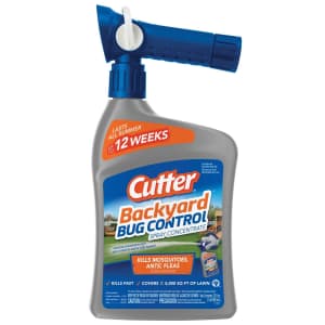 Cutter Backyard Bug Control Spray Concentrate 32-oz. Bottle for $6.99 for members Cutter Backyard Bug Control Spray Concentrate 32-oz. Bottle for $6.99 for members