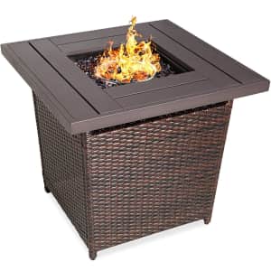 Best Choice Products 28" Gas Fire Pit Table for $200