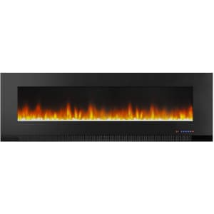Amazon Basics 60" Wall-Mounted Recessed Electric Fireplace for $313