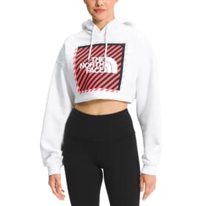 The North Face Women's Coordinates Crop Graphic Hoodie for $23