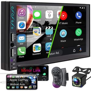 KuDiff Double Din Car Stereo for $100