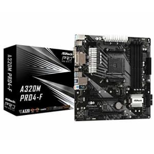 ASRock A320M Pro4-F Motherboard for $116