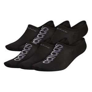adidas mens Superlite Linear Super No Show Socks (6-Pair), Black/Onix Grey/Grey, Large for $20 adidas mens Superlite Linear Super No Show Socks (6-Pair), Black/Onix Grey/Grey, Large for $20