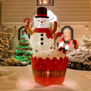 Nifty Nest 7-Foot Festive Frosty Holiday Inflatable for $36 Nifty Nest 7-Foot Festive Frosty Holiday Inflatable for $36