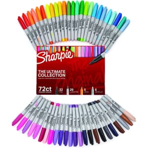 Sharpie The Ultimate Collection 72-Count Permanent Markers for $64