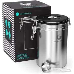 Coffee Gator 22-oz. Stainless Steel Coffee Canister for $29