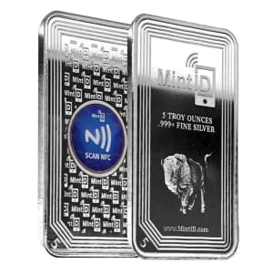 5-oz. MintID Buffalo Silver Bar for $152 5-oz. MintID Buffalo Silver Bar for $152