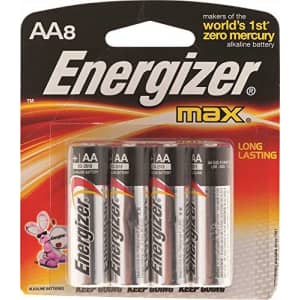 Energizer Max Alkaline AA Batteries 8 ea (Pack of 3) for $24