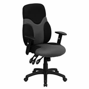 Flash Furniture High Back Ergonomic Black and Gray Mesh Swivel Task Office Chair with Adjustable for $210