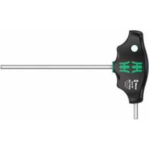 Wera 05023343001 454 HF T-handle hexagon screwdriver Hex-Plus with holding function, 5 x 150 mm for $14