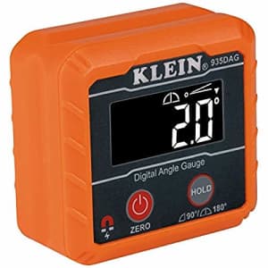 Klein Tools 935DAG Digital Electronic Level and Angle Gauge, Measures 0 - 90 and 0 - 180 Degree for $30