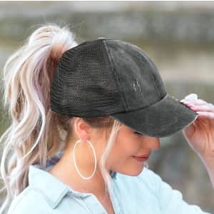 Rivaspsm Women's Ponytail Hat for $10 Rivaspsm Women's Ponytail Hat for $10
