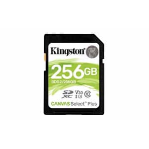Kingston 256 GB SDXC Class 10 Flash Memory Card SDS2 Memory for $36