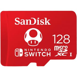 SanDisk 128GB MicroSDXC UHS-I Memory Card for Nintendo Switch for $20 SanDisk 128GB MicroSDXC UHS-I Memory Card for Nintendo Switch for $20