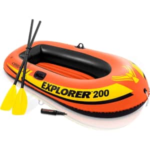 Intex Explorer 200 2-Person Inflatable Boat for $22