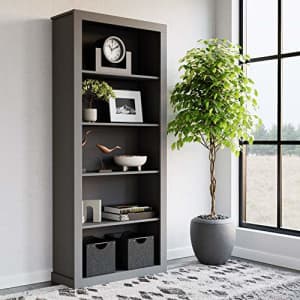 EdenbrookSumac Laminate Bookcase, 5-Shelf Organizer for Bedroom Furniture or Home Office Furniture, for $220