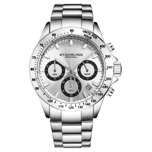 Stuhrling Men's Aquadiver Quartz Chronograph Watch for $59