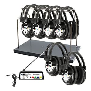 HamiltonBuhl Hamilton Buhl Wireless 6 Person Listening Center with Multi-Frequency Transmitter, Wireless for $338 HamiltonBuhl Hamilton Buhl Wireless 6 Person Listening Center with Multi-Frequency Transmitter, Wireless for $338