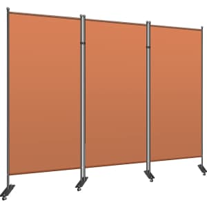 Vevor 89" 3-Panel Folding Office Partition for $36