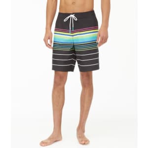 Aeropostale Men's Multi Stripe Board Shorts for $16