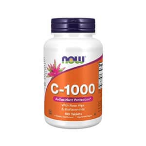Now Foods NOW Supplements, Vitamin C-1,000 with Rose Hips & Bioflavonoids, Antioxidant Protection*, 100 for $9
