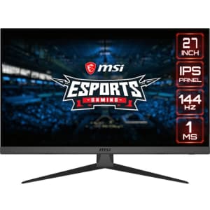 MSI Optix G272 27" 1080p 144Hz IPS Gaming Monitor for $149