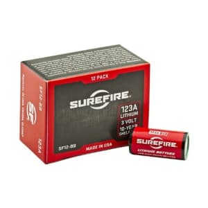 SureFire SF12-BB Boxed Batteries, (12 Pack) for $18