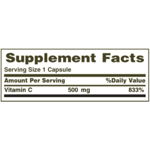 Nature's Bounty Vitamin C, 500mg, Time Release, 100 Capsules (Pack of 2) for $12