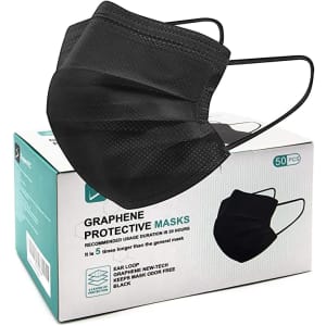 SuperHC Graphene Protective Mask 50-Pack for $6 SuperHC Graphene Protective Mask 50-Pack for $6