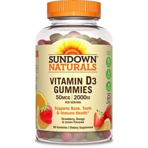 Sundown Vitamin D3 2000 IU Gummies, 90 Count for $12
