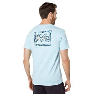 Billabong Men's Classic Short Sleeve Premium Logo Graphic Tee T-Shirt, Coastal Blue Crayon Wave 2, for $20 Billabong Men's Classic Short Sleeve Premium Logo Graphic Tee T-Shirt, Coastal Blue Crayon Wave 2, for $20