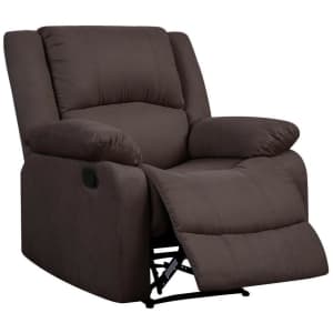 Relax A Lounger Preston Big & Tall Microfiber Recliner for $232