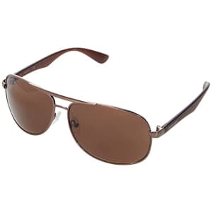 Calvin Klein Men's CK19315S Aviator Sunglasses, Brown/Brown/Brown, 63 mm for $35 Calvin Klein Men's CK19315S Aviator Sunglasses, Brown/Brown/Brown, 63 mm for $35