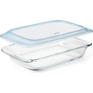 OXO Good Grips 3-Quart Glass Baking Dish w/ Lid for $18