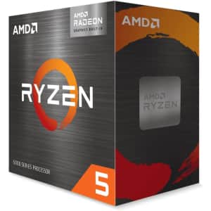 AMD Ryzen 5 5600G 6-Core 12-Thread Unlocked Desktop CPU for $175