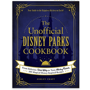 The Unofficial Disney Parks Cookbook Hardcover for $9