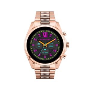 Michael Kors Gen 6 Bradshaw Stainless Steel Smartwatch, Rose Gold Tone Pave-MKT5135V for $296