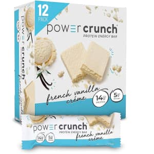 Power Crunch Whey Protein Bars 12-Pack for $13
