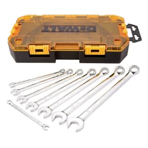 DEWALT Combination Wrench Set, SAE, 8 pieces (DWMT73809) for $29 DEWALT Combination Wrench Set, SAE, 8 pieces (DWMT73809) for $29