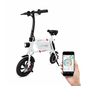 Swagtron Swagcycle Pro Pedal-Free App-Enabled Folding Electric Bike with USB Port to Charge on The for $649 Swagtron Swagcycle Pro Pedal-Free App-Enabled Folding Electric Bike with USB Port to Charge on The for $649