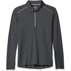 Hanes Men's Sport Performance Quarter-Zip Pullover for $15 Hanes Men's Sport Performance Quarter-Zip Pullover for $15