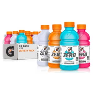 Gatorade Zero Sugar 12-oz. Thirst Quencher 24-Pack for $12 via Sub & Save