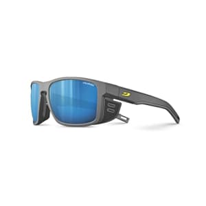 Julbo Shield Mountain Sunglasses, Gray Frame - Brown Lens w/Blue Mirror for $160