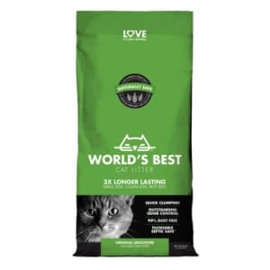 World's Best 28-lb. Unscented Clumping Corn Cat Litter for $10 w/ Autoship World's Best 28-lb. Unscented Clumping Corn Cat Litter for $10 w/ Autoship